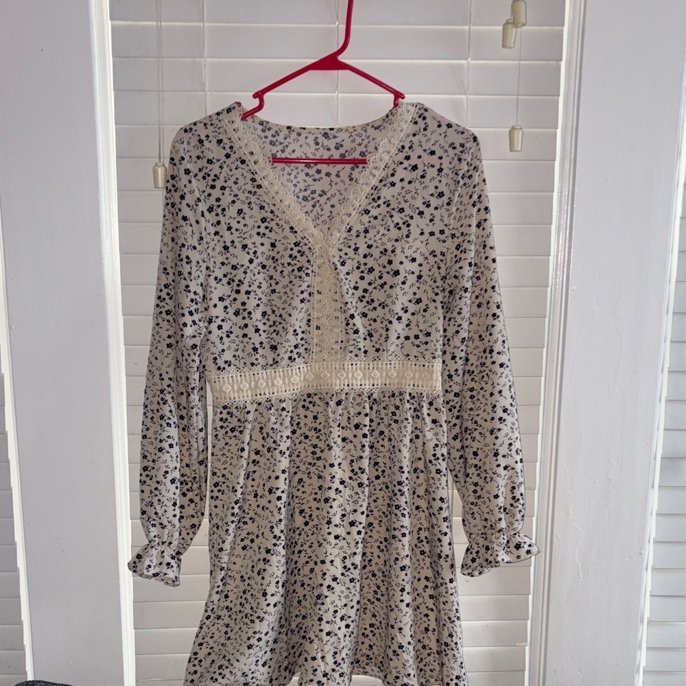 Floral Long Sleeve Dress